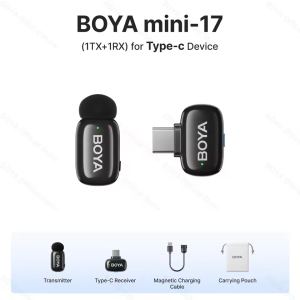 BOYA Mini 17 For Andriod Type C Wireless Microphone With 3 Year Warranty