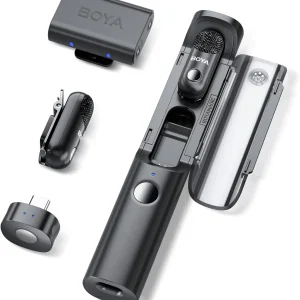 BOYA Magic Transformable Al-Powered Mini Wireless Microphone 03